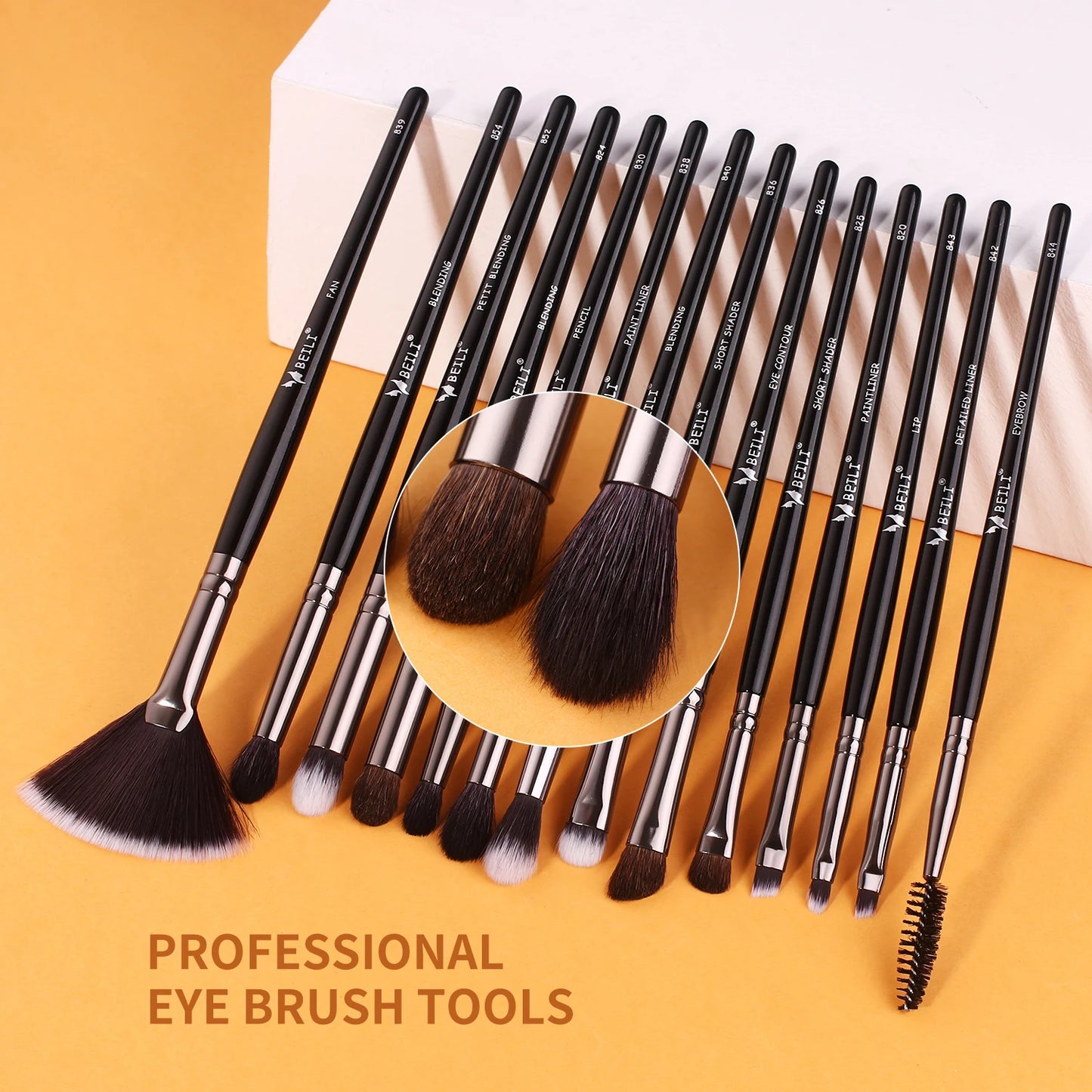 BEILI Brushes 25pcs Makeup Brush Set Cosmetic Foundation Brush Kit Eyeshadow Powder Blush Concealer Make Up Tool