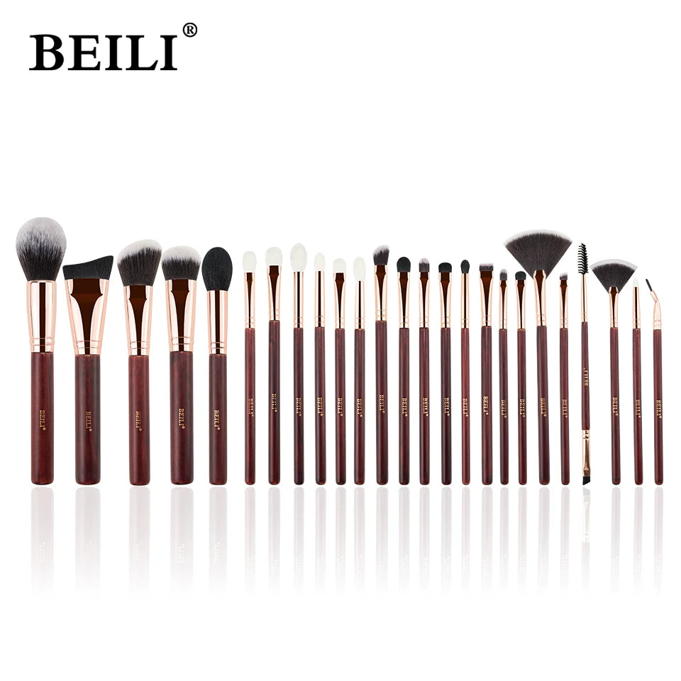 BEILI Brushes 25pcs Makeup Brush Set Cosmetic Foundation Brush Kit Eyeshadow Powder Blush Concealer Make Up Tool